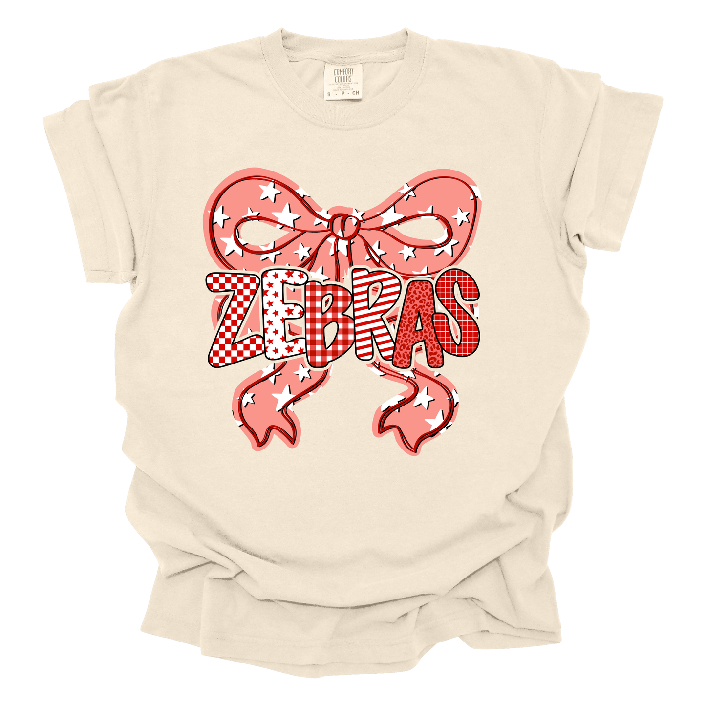 Red Zebras bow