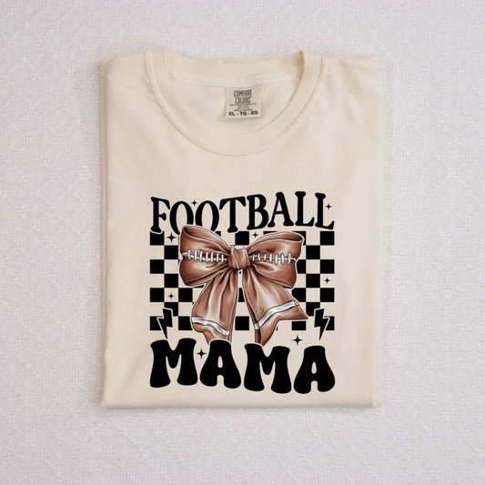 Football mama bow