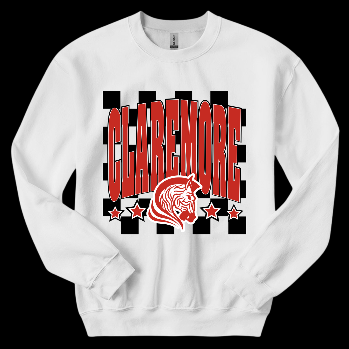 Claremore (checkered background)