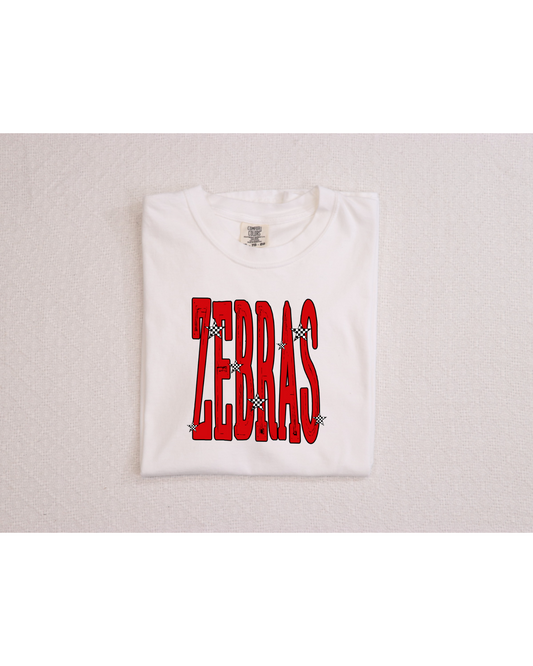 Zebra Checkered Stars