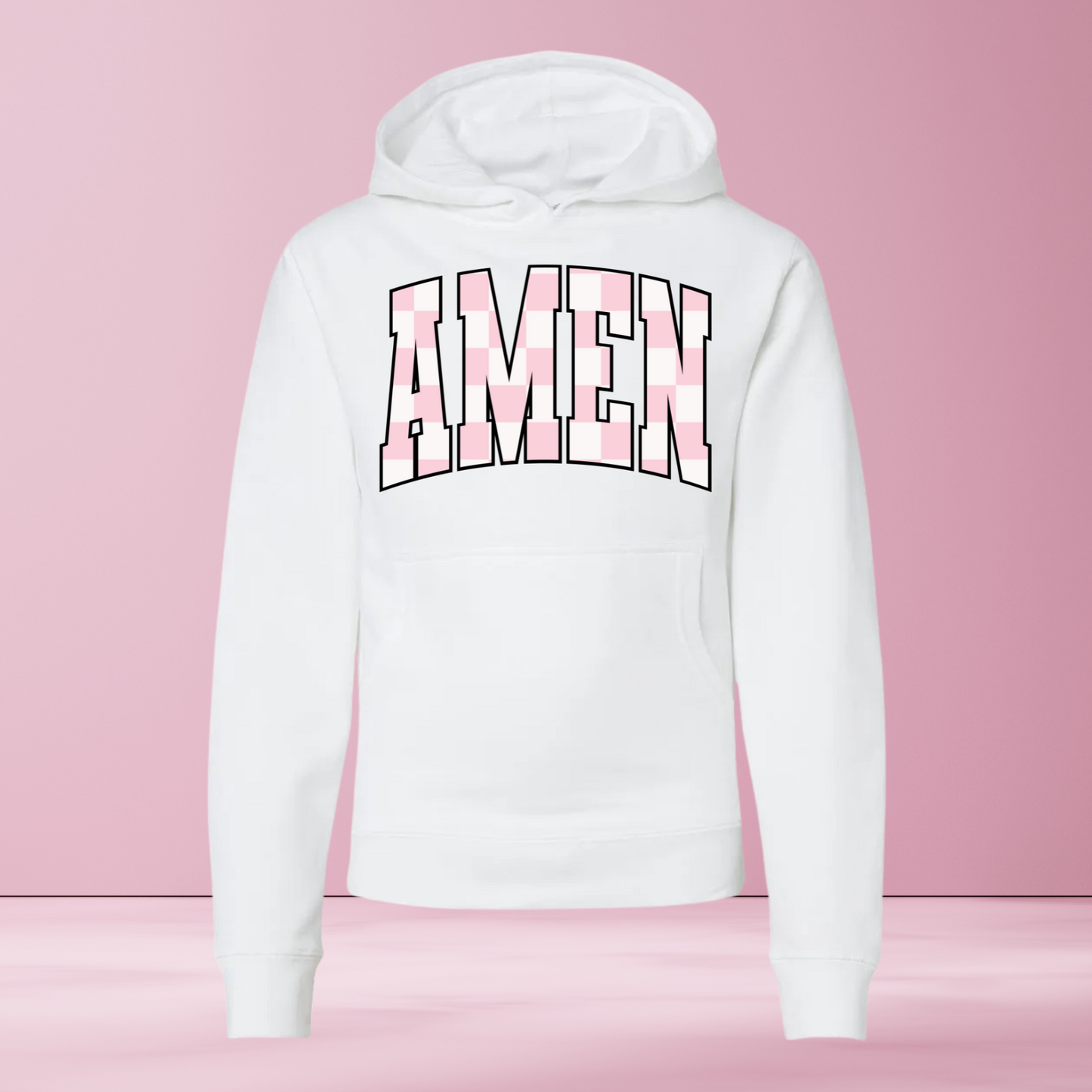 Amen (pink checkered)