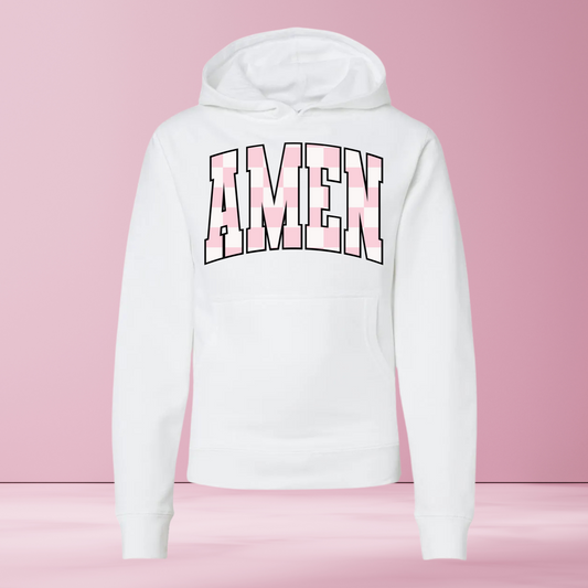 Amen (pink checkered)