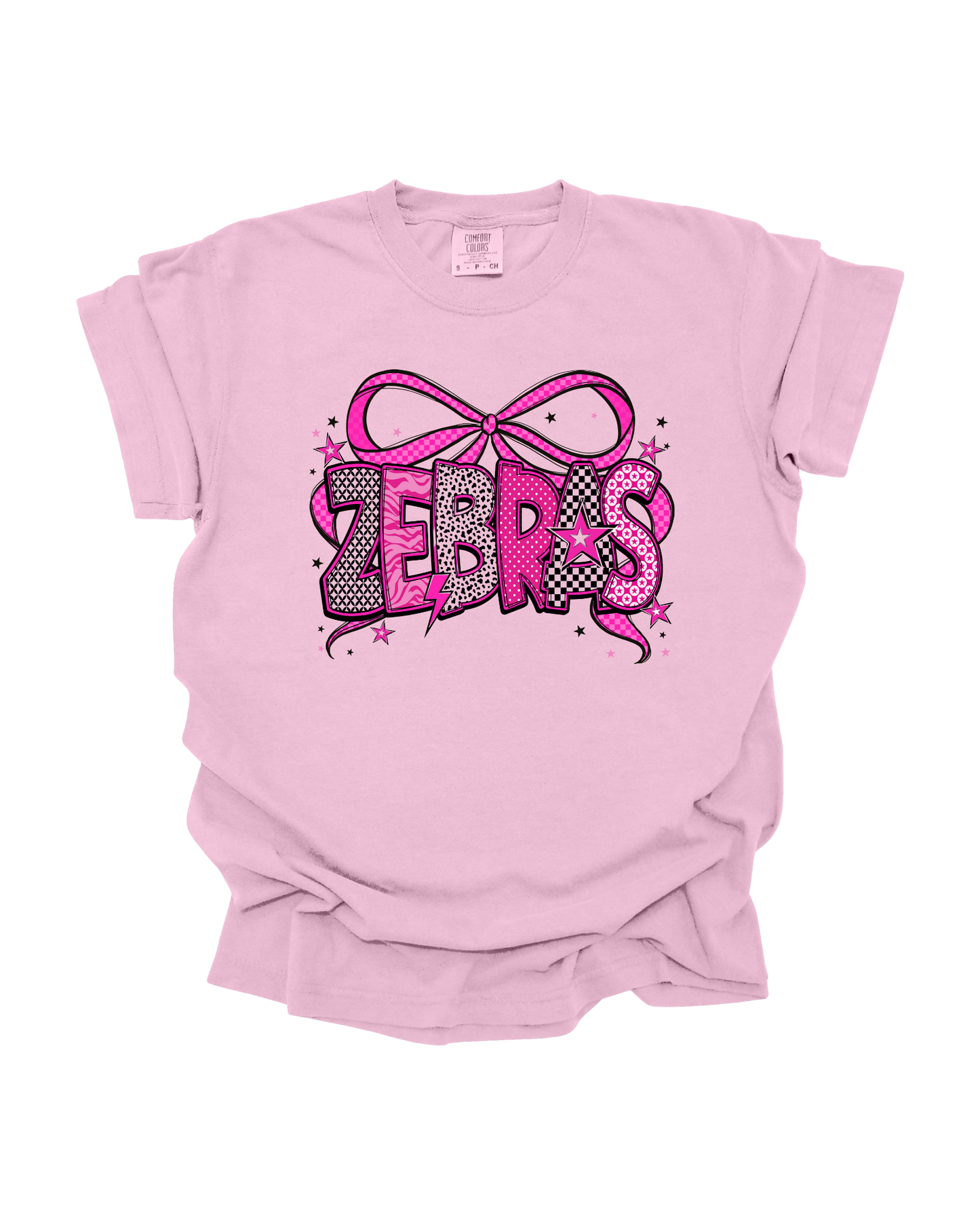Pink Zebra Bow